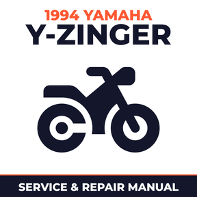 1994 Yamaha Y-Zinger Service and Repair Manual - motorcycle workshop manual cover