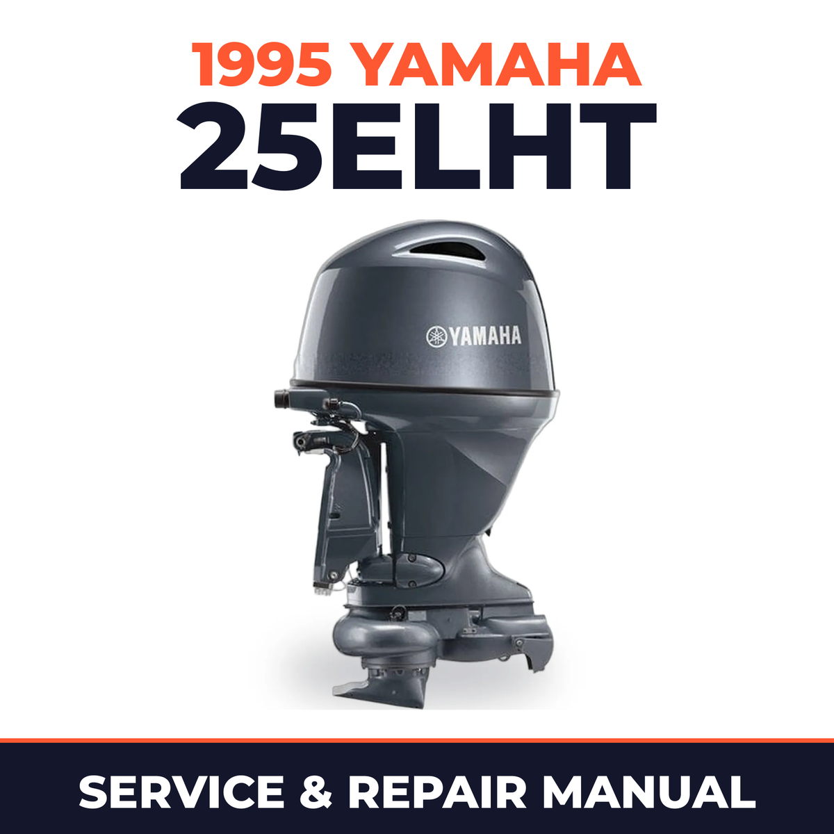 1995 Yamaha 25ELHT 2 stroke Service and Repair Manual