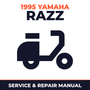 1995 Yamaha RAZZ Service and Repair Manual - scooter workshop manual cover