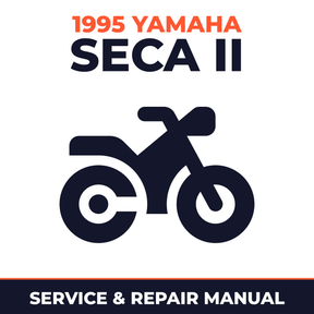 1995 Yamaha SECA II Service and Repair Manual - motorcycle workshop manual cover