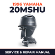 1996 Yamaha 20MSHU 2 stroke Service and Repair Manual