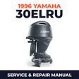 1996 Yamaha 30ELRU 2 stroke Service and Repair Manual