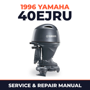 1996 Yamaha 40EJRU 2 stroke Service and Repair Manual