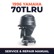 1996 Yamaha 70TLRU 2 stroke Service and Repair Manual