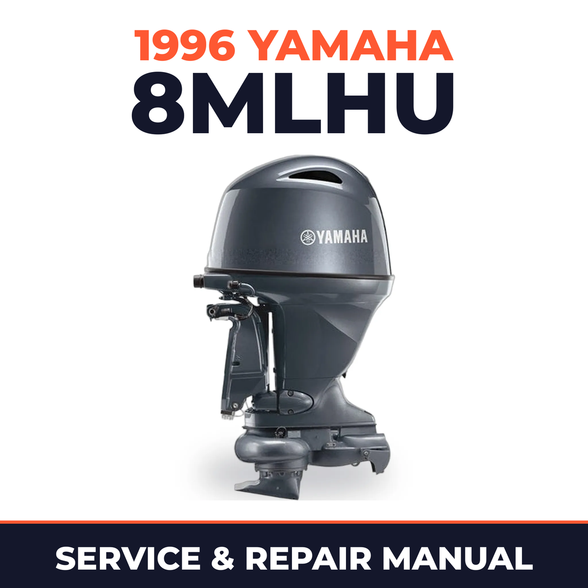 1996 Yamaha 8MLHU 2 stroke Service and Repair Manual
