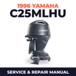 1996 Yamaha C25MLHU 2 stroke Service and Repair Manual