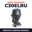 1996 Yamaha C30ELRU 2 stroke Service and Repair Manual