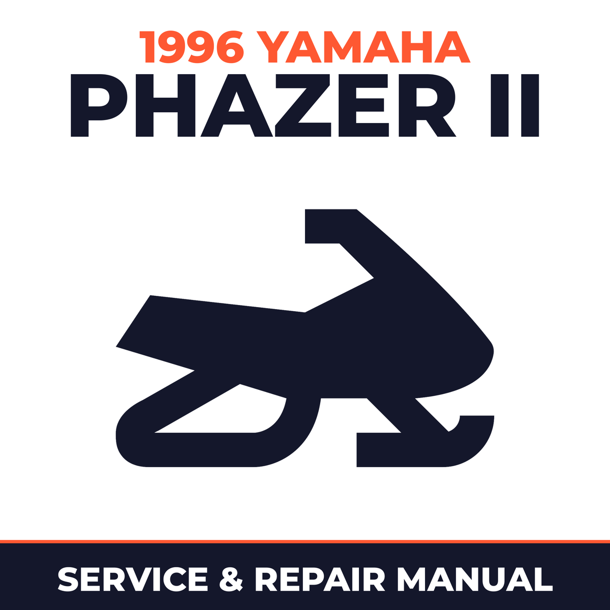 1996 Yamaha Phazer II Service and Repair Manual - snowmobile workshop manual cover