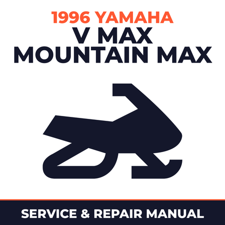 1996 Yamaha V Max Mountain Max Service and Repair Manual - snowmobile workshop manual cover