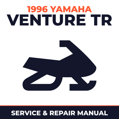 1996 Yamaha VENTURE TR Service and Repair Manual - snowmobile workshop manual cover