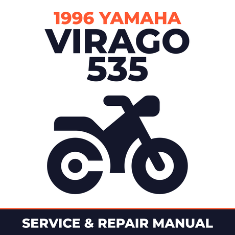 1996 Yamaha VIRAGO 535 Service and Repair Manual - motorcycle workshop manual cover