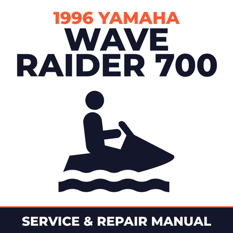 1996 Yamaha WAVE RAIDER 700 Service and Repair Manual - personal watercraft workshop manual cover