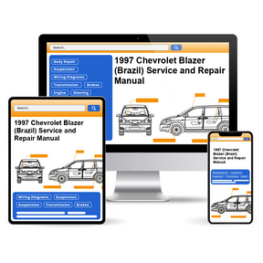1997 Chevrolet Blazer (Brazil) service and repair manual