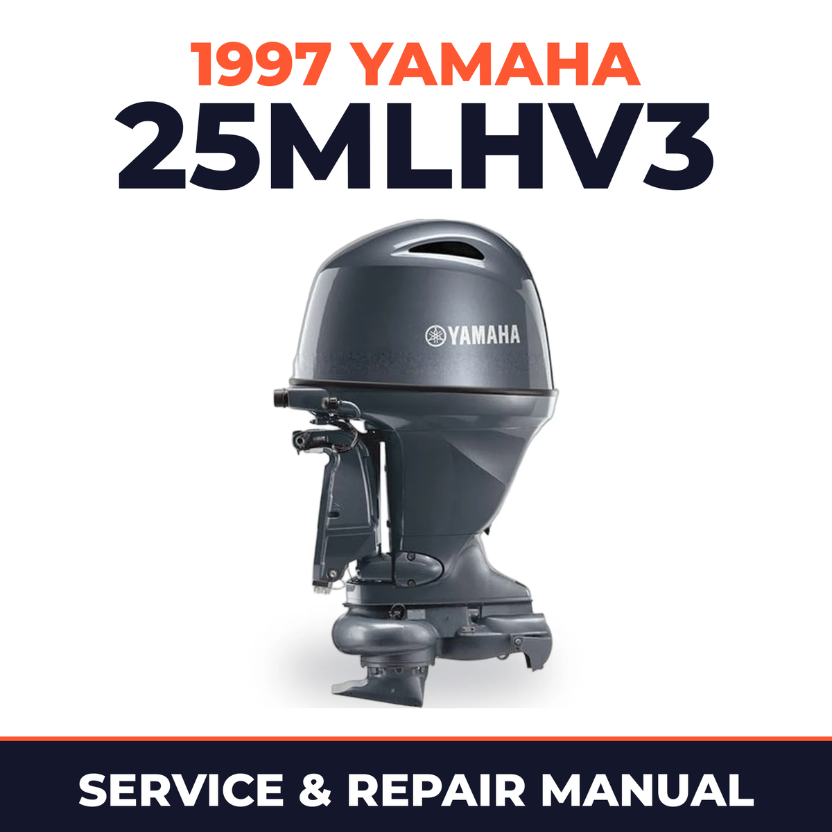 1997 Yamaha 25MLHV3 2 stroke Service and Repair Manual