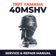 1997 Yamaha 40MSHV 2 stroke Service and Repair Manual