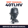 1997 Yamaha 40TLHV 2 stroke Service and Repair Manual
