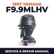 1997 Yamaha F9.9MLHV 4 stroke Service and Repair Manual