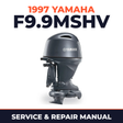 1997 Yamaha F9.9MSHV 4 stroke Service and Repair Manual