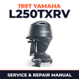 1997 Yamaha L250TXRV 2 stroke Service and Repair Manual