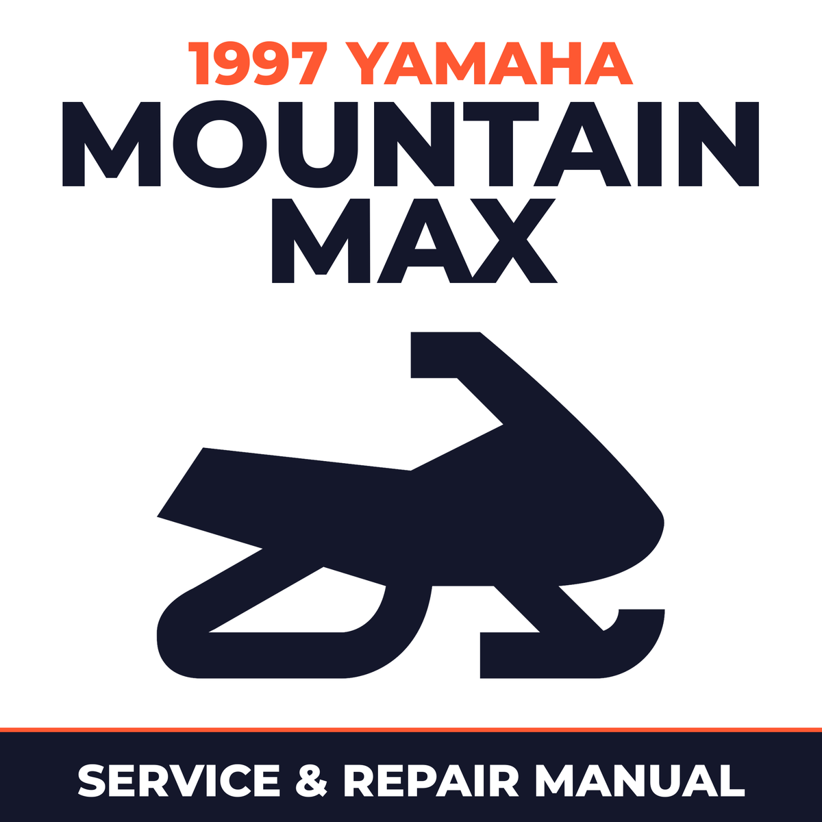 1997 Yamaha MOUNTAIN MAX Service and Repair Manual - snowmobile workshop manual cover