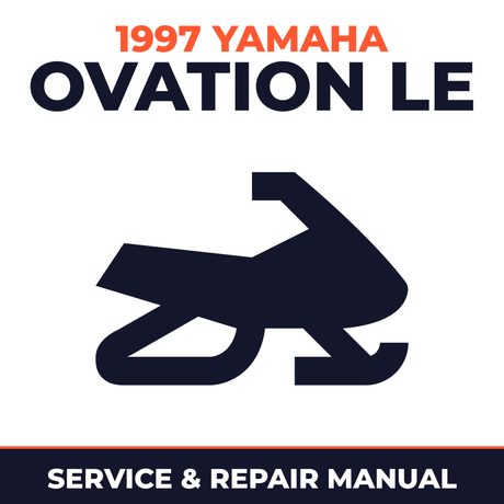 1997 Yamaha Ovation LE Service and Repair Manual - snowmobile workshop manual cover