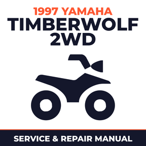 1997 Yamaha TIMBERWOLF 2WD Service and Repair Manual - ATV workshop manual cover