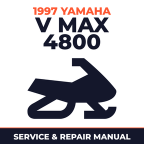 1997 Yamaha V Max 4800 Service and Repair Manual - snowmobile workshop manual cover