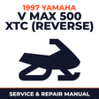 1997 Yamaha V Max 500 XTC (Reverse) Service and Repair Manual - snowmobile workshop manual cover