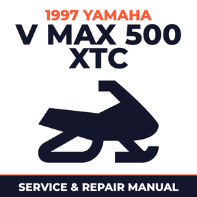 1997 Yamaha V Max 500 XTC Service and Repair Manual - snowmobile workshop manual cover