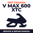 1997 Yamaha V Max 600 XTC Service and Repair Manual - snowmobile workshop manual cover