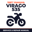 1997 Yamaha VIRAGO 535 Service and Repair Manual - motorcycle workshop manual cover