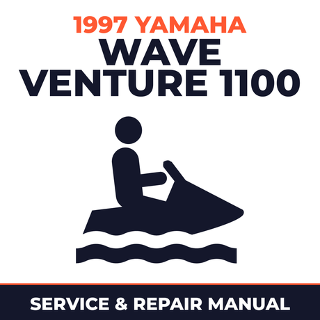 1997 Yamaha WAVE VENTURE 1100 Service and Repair Manual - personal watercraft workshop manual cover