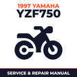 1997 Yamaha YZF750 Service and Repair Manual - motorcycle workshop manual cover