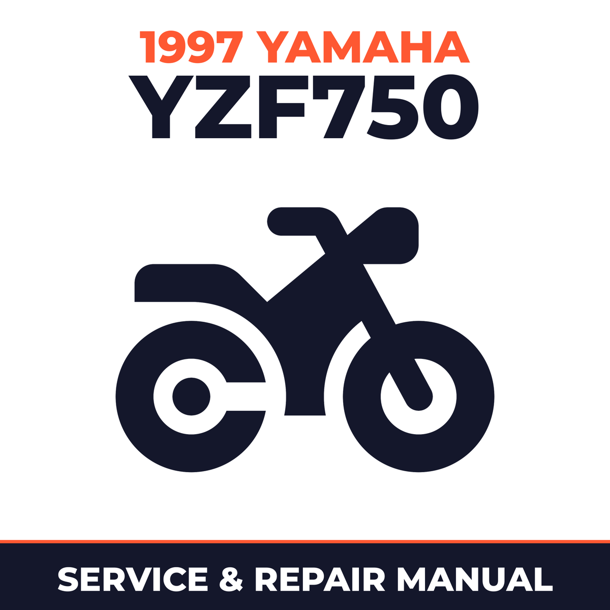 1997 Yamaha YZF750 Service and Repair Manual - motorcycle workshop manual cover
