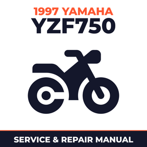 1997 Yamaha YZF750 Service and Repair Manual - motorcycle workshop manual cover