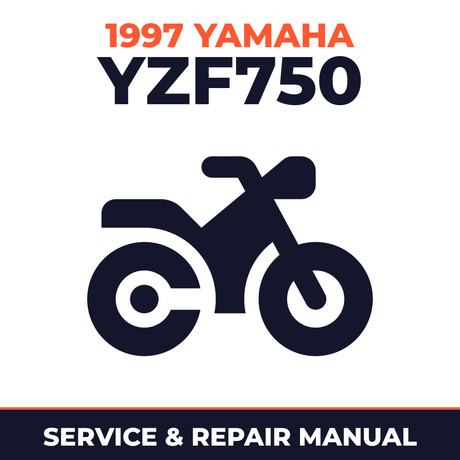 1997 Yamaha YZF750 Service and Repair Manual - motorcycle workshop manual cover