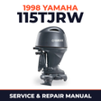 1998 Yamaha 115TJRW 2 stroke Service and Repair Manual