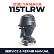 1998 Yamaha 115TLRW 2 stroke Service and Repair Manual