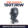 1998 Yamaha 150TJRW 2 stroke Service and Repair Manual