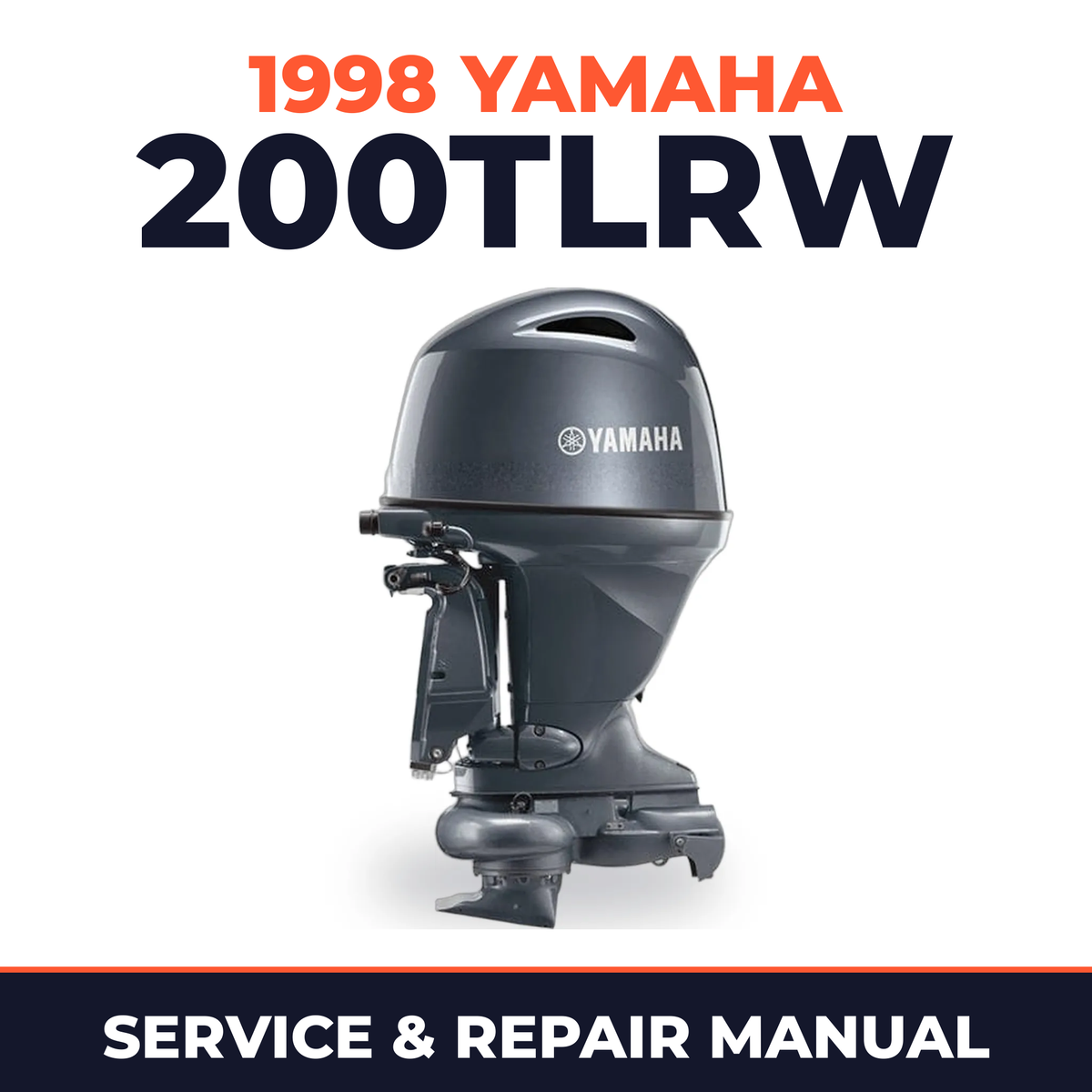 1998 Yamaha 200TLRW 2 stroke Service and Repair Manual