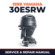 1998 Yamaha 30ESRW 2 stroke Service and Repair Manual