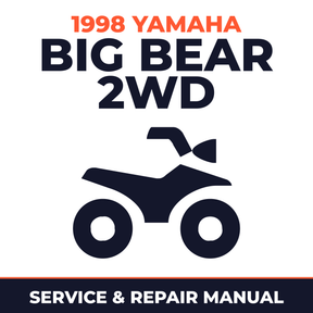 1998 Yamaha BIG BEAR 2WD Service and Repair Manual - ATV workshop manual cover