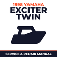 1998 Yamaha EXCITER TWIN Service and Repair Manual - boat workshop manual cover
