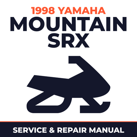 1998 Yamaha Mountain SRX Service and Repair Manual - snowmobile workshop manual cover