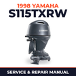 1998 Yamaha S115TXRW 2 stroke Service and Repair Manual