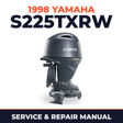 1998 Yamaha S225TXRW 2 stroke Service and Repair Manual