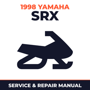 1998 Yamaha SRX Service and Repair Manual - snowmobile workshop manual cover