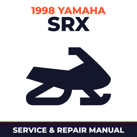 1998 Yamaha SRX Service and Repair Manual - snowmobile workshop manual cover