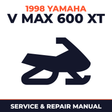 1998 Yamaha V Max 600 XT Service and Repair Manual - snowmobile workshop manual cover