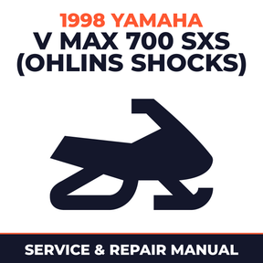 1998 Yamaha V Max 700 SXS (OHLINS Shocks) Service and Repair Manual - snowmobile workshop manual cover
